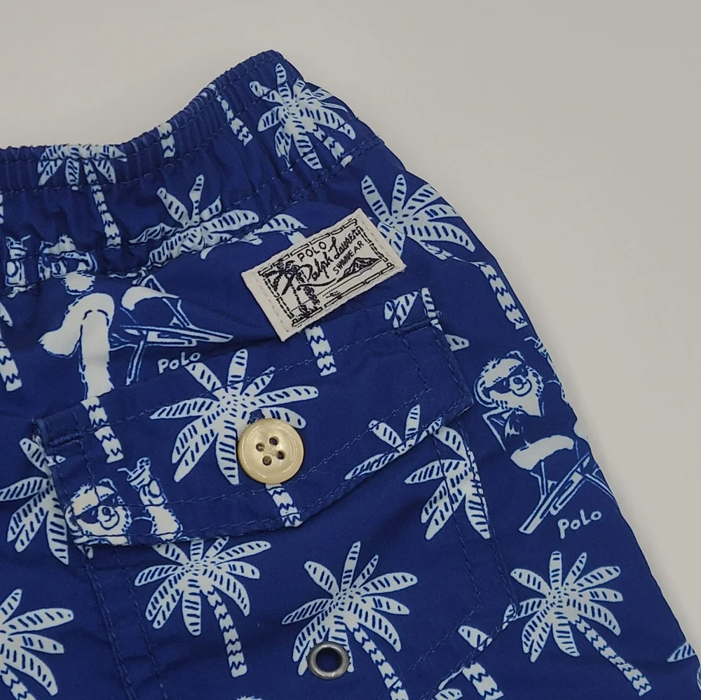 Ralph Lauren baby boy Polo Bear swim trunks size 24 months